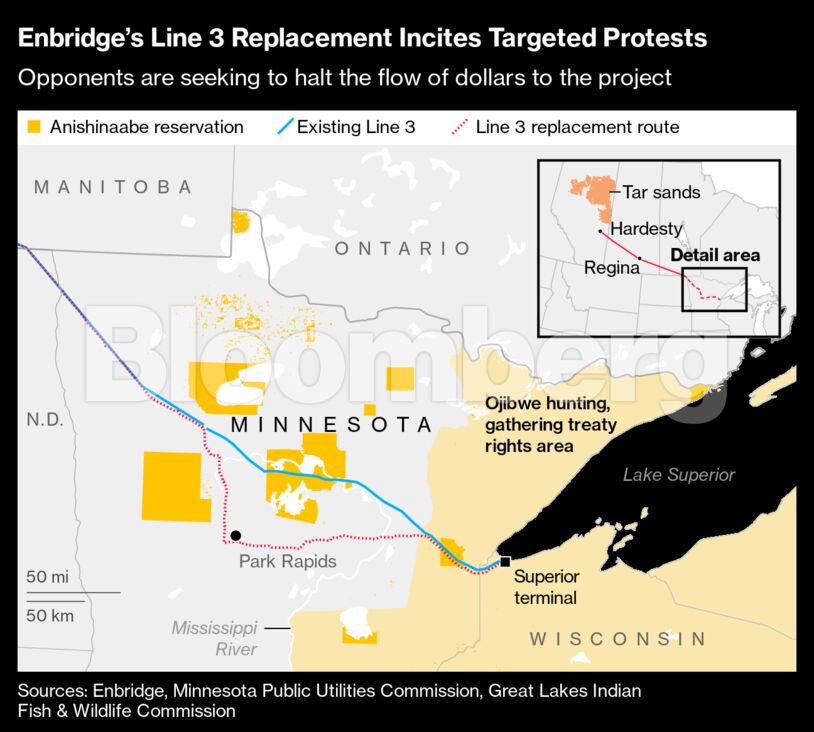 Enbridge’s Line 3 Replacement Incites Targeted Protests