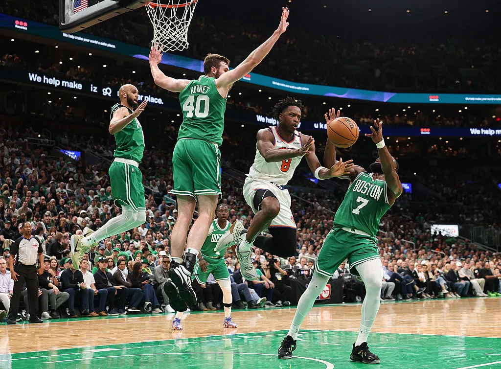 The Boston Celtics are in trouble against the New York Knicks in the NBA playoffs.