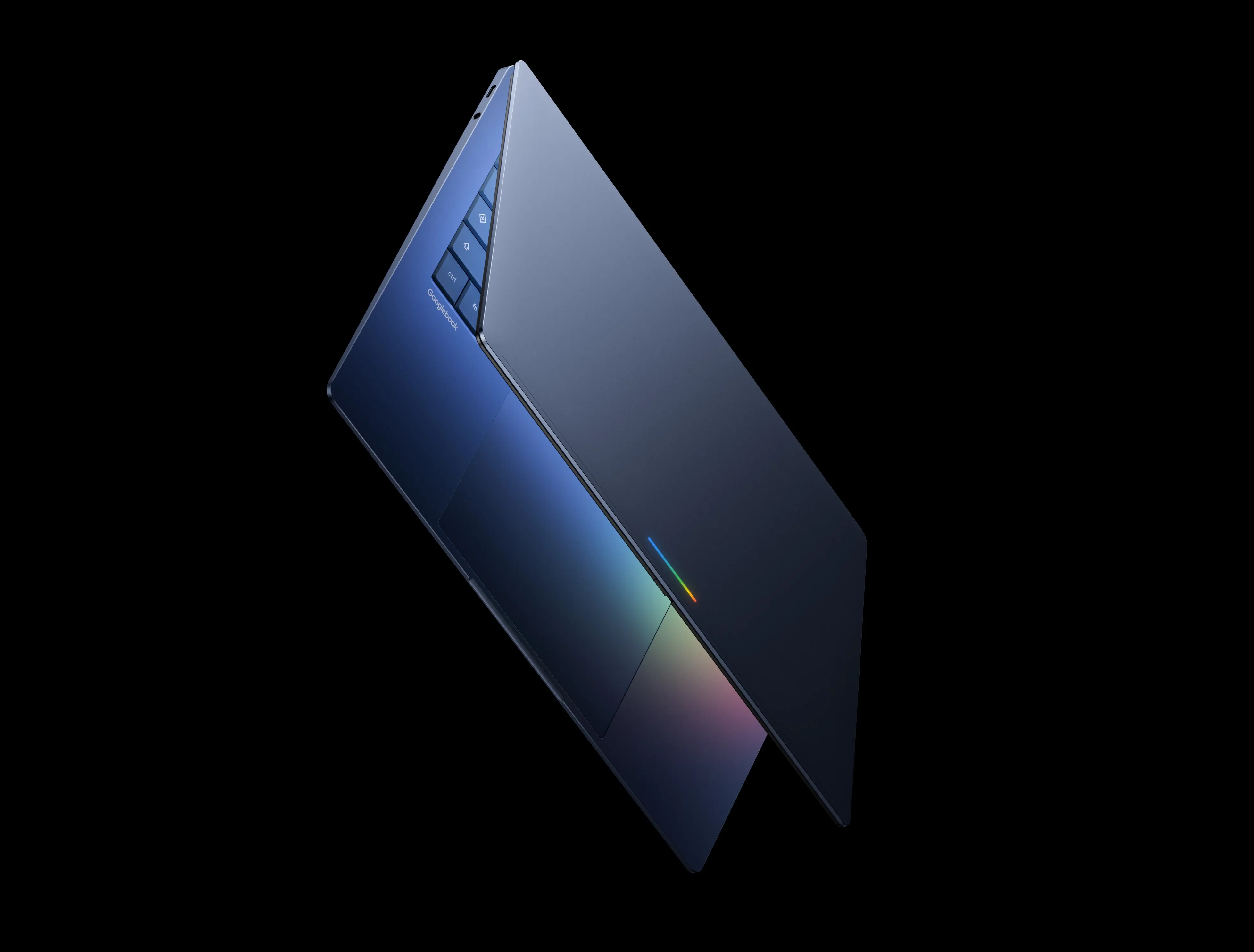 Googlebooks will have a premium design and a signature “Glowbar.”