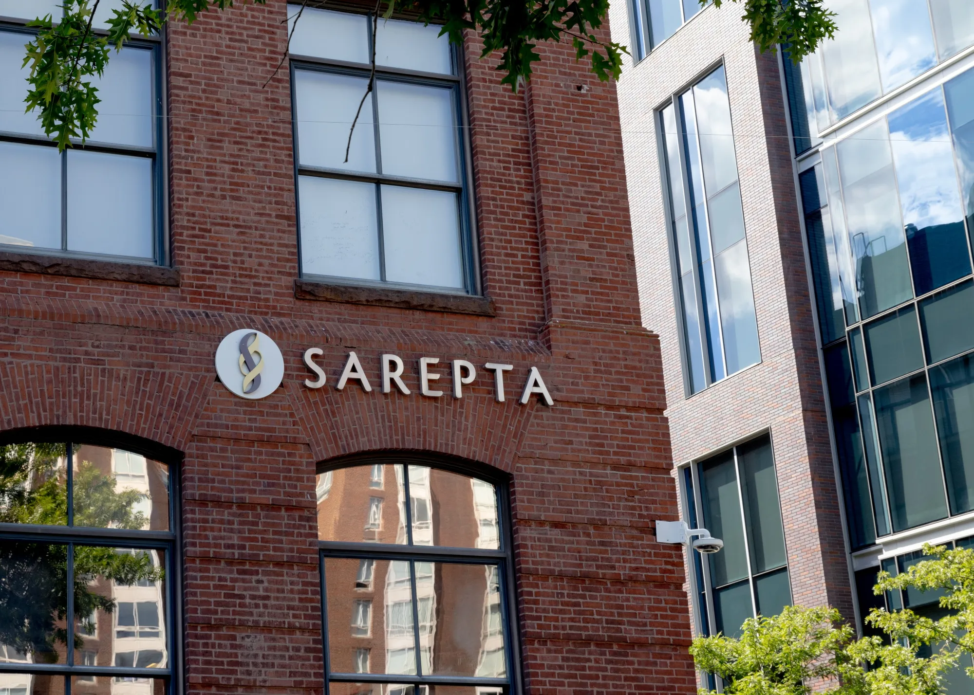 The Sarepta Therapeutics headquarters in Cambridge, Massachusetts, US.