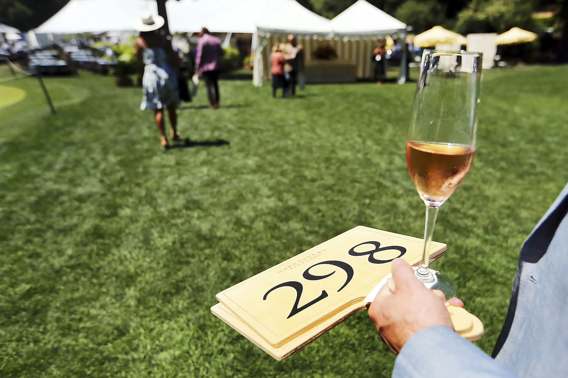 Guests arrive at Auction Napa Valley 2017.