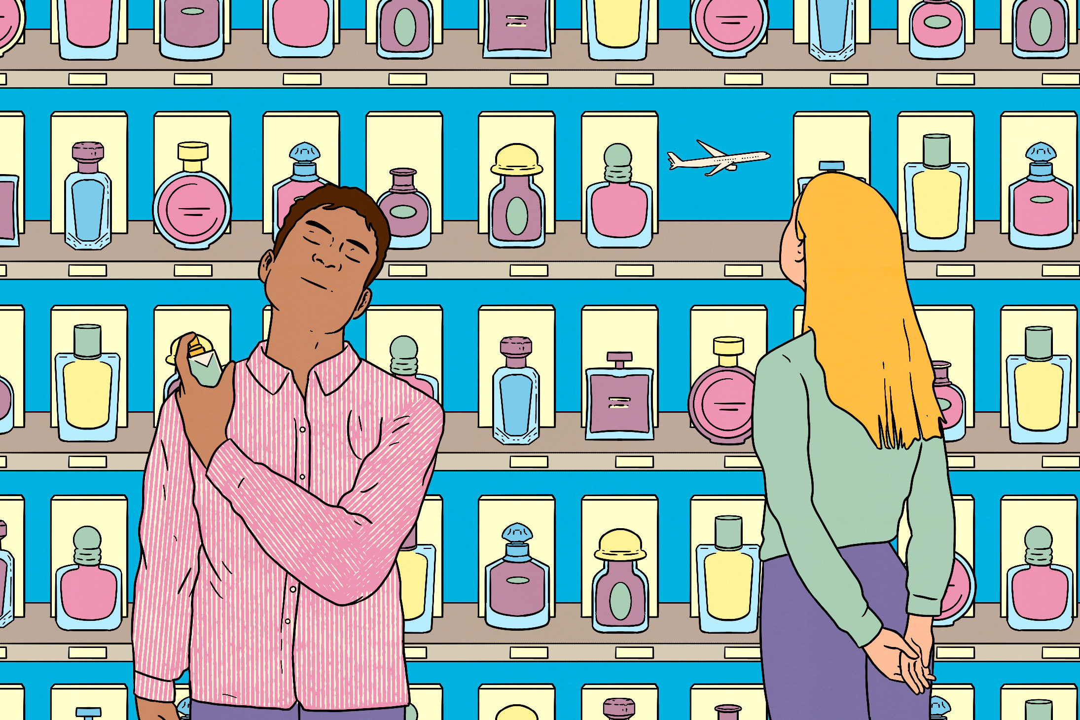 Airport shoppers