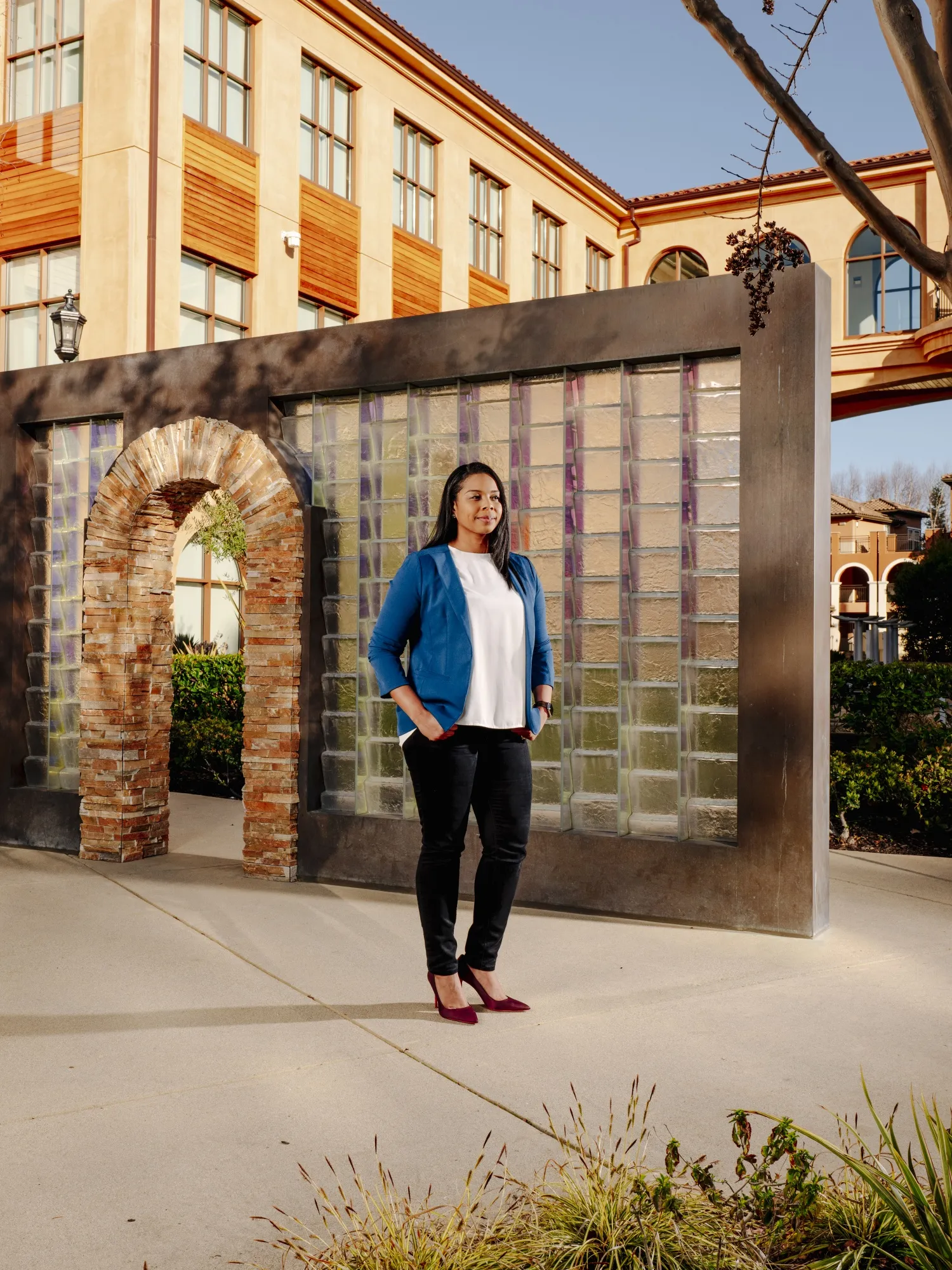 Laura Teclemariam at the Netflix offices in Los Gatos, Calif.