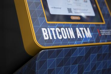 A Bitcoin ATM.