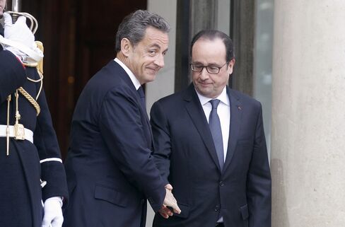 Sarkozy and Hollande