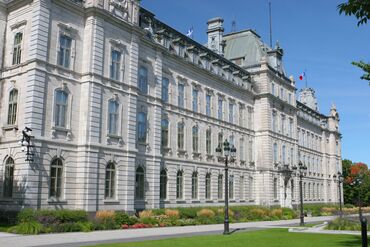 Quebec Parliament Side View