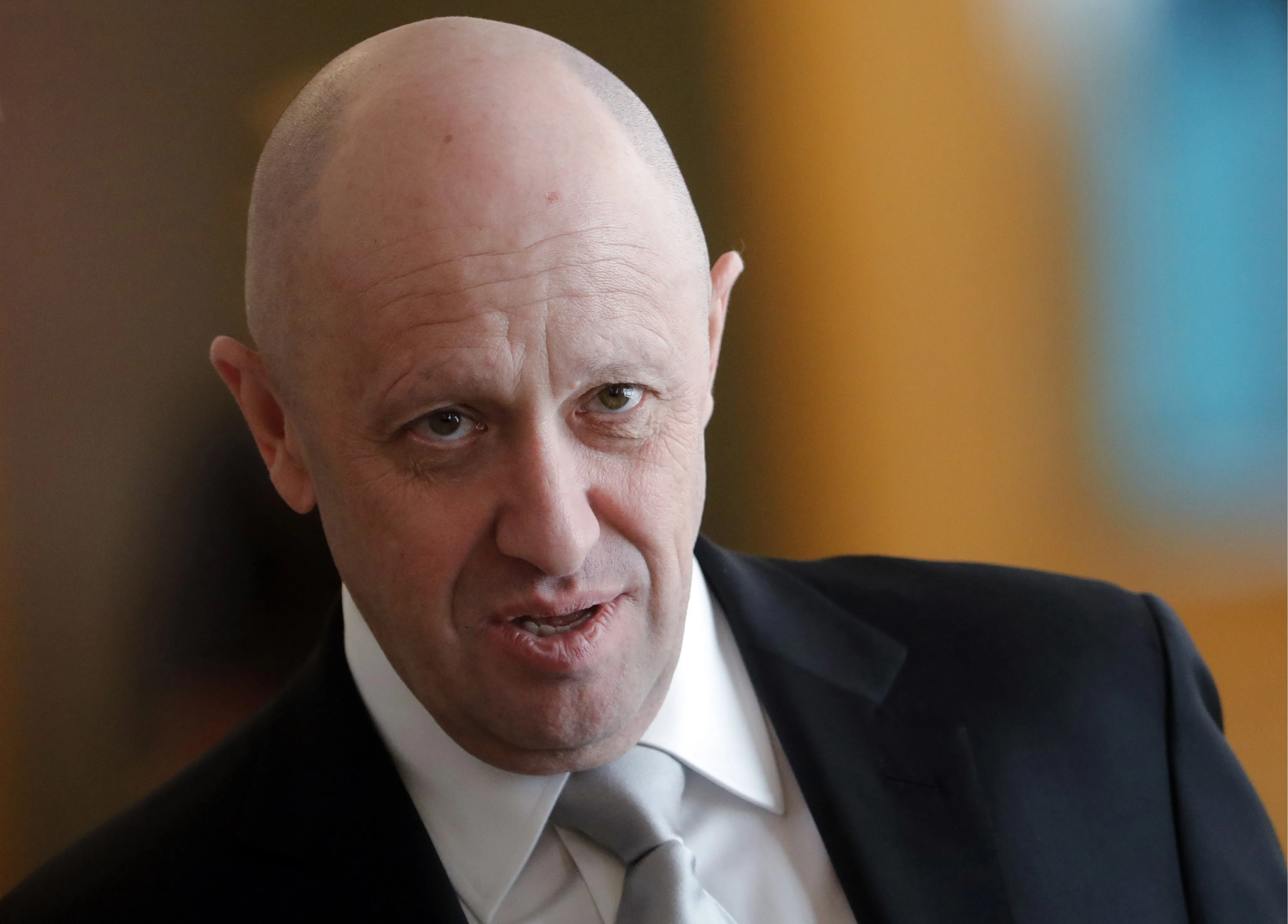 MOSCOW, RUSSIA - MARCH 10, 2017: Wagner Group leader&nbsp;Yevgeny Prigozhin seen after the sixth meeting of the High-Level Russian-Turkish Cooperation Council. (Photo by Mikhail Metzel\TASS via Getty Images)