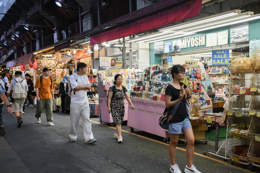 Shopping in Ueno Ahead of Japan CPI