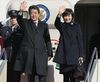 Shinzo Abe and his wife Akie.