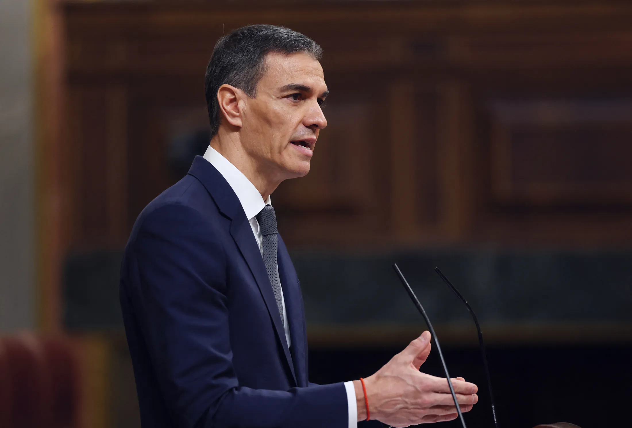 Spain's Prime minister Pedro Sanchez