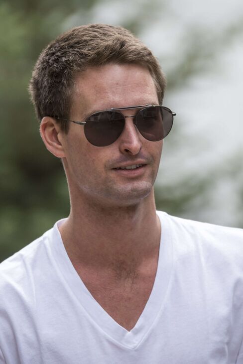 Snapchat CEO Evan Spiegel.