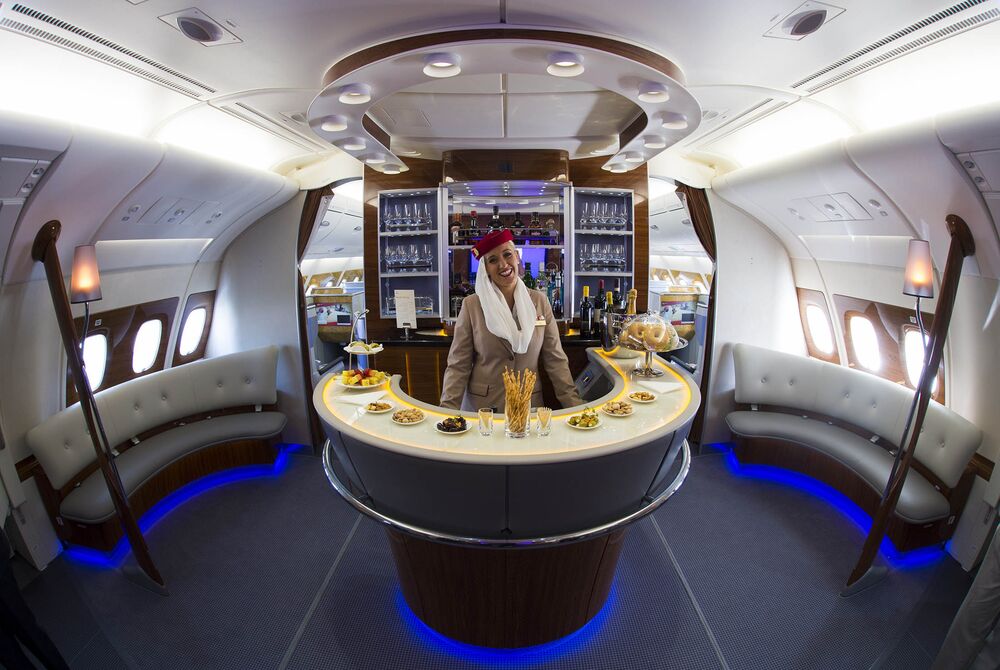 Airbus A380 Qatar Inside