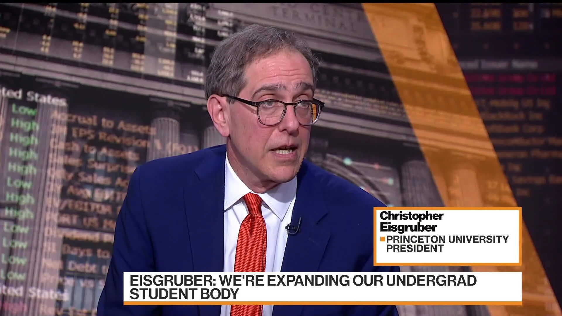 Markus Prior Watch Princeton President Says He Wants to Protect Free Speech - Bloomberg