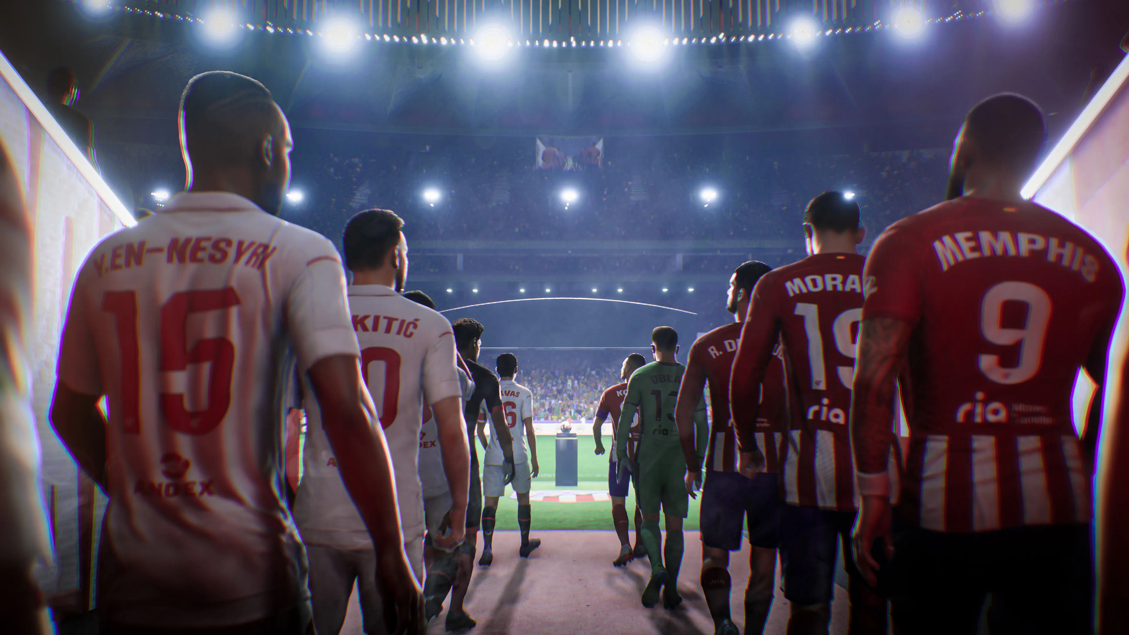 A promotional still from EA Sports FC 24.