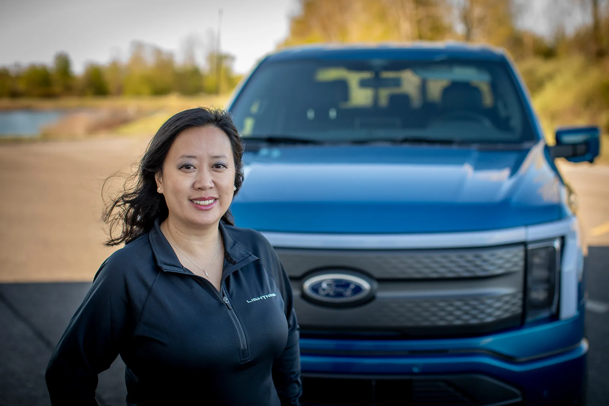 Ford’s Linda Zhang, chief engineer of the electric F-150.