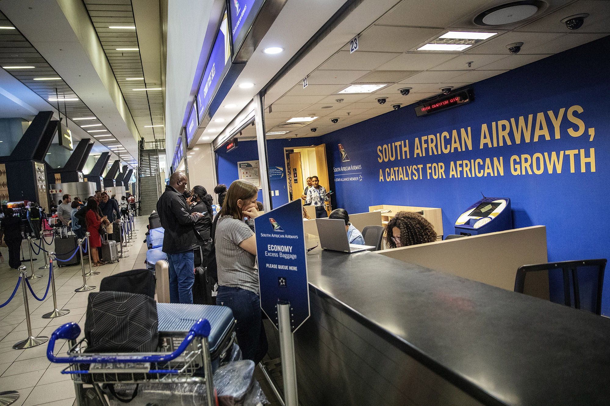 south african airways extra baggage cost