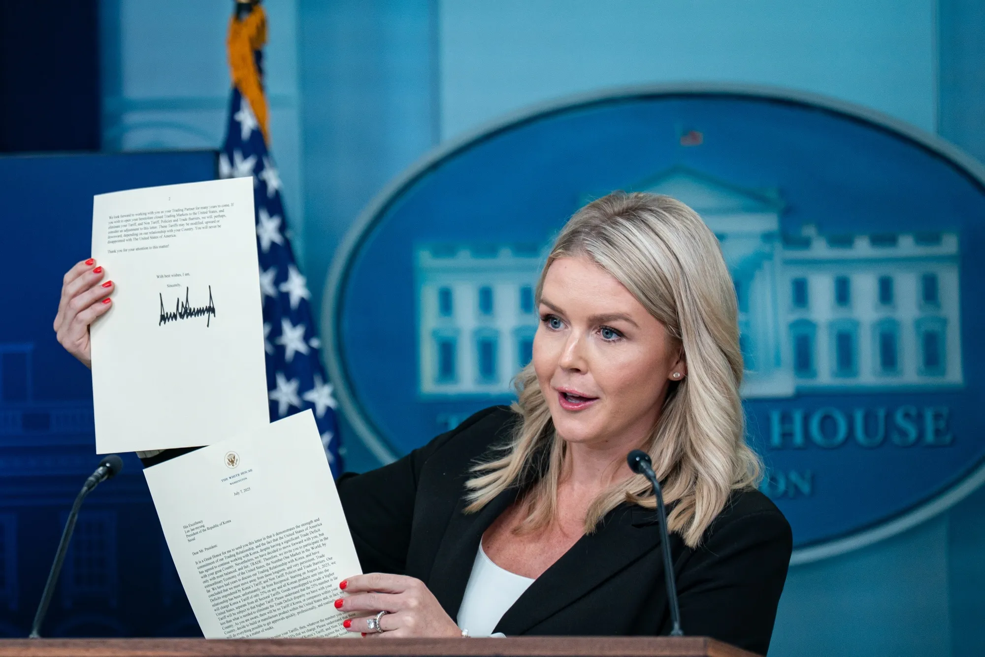 Trump’s tariff letter to South Korea.
