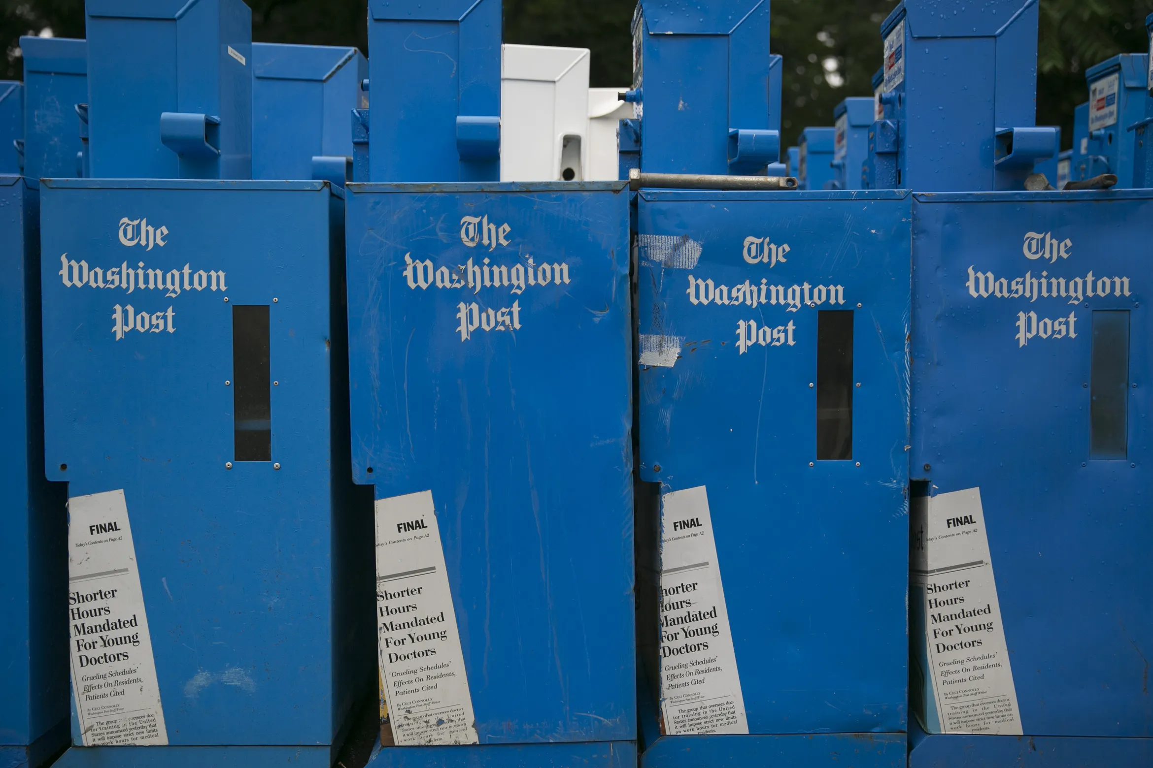 Newspaper Production At The Washington Post Co. Printing Facility