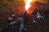 WENSHAN, CHINA - NOVEMBER 02: (CHINA OUT) People's Liberation Army soldiers use flamethrowers to burn the plants and detonate mines during a mine clearance mission on the border with Vietnam on November 2, 2015 in Wenshan Zhuang and Miao Autonomous Prefecture, Yunnan Province of China. Over 400 PLA soldiers of Chengdu Military Area Command began a mission from Tuesday to remove more than 470,000 mines before the end of 2017 in Yunnan on the border with Vietnam. It was the third mission following two previous mine clearances on the border in 1992-1994 and 1997-1999. (Photo by Meng Zhubin/VCG via Getty Images)