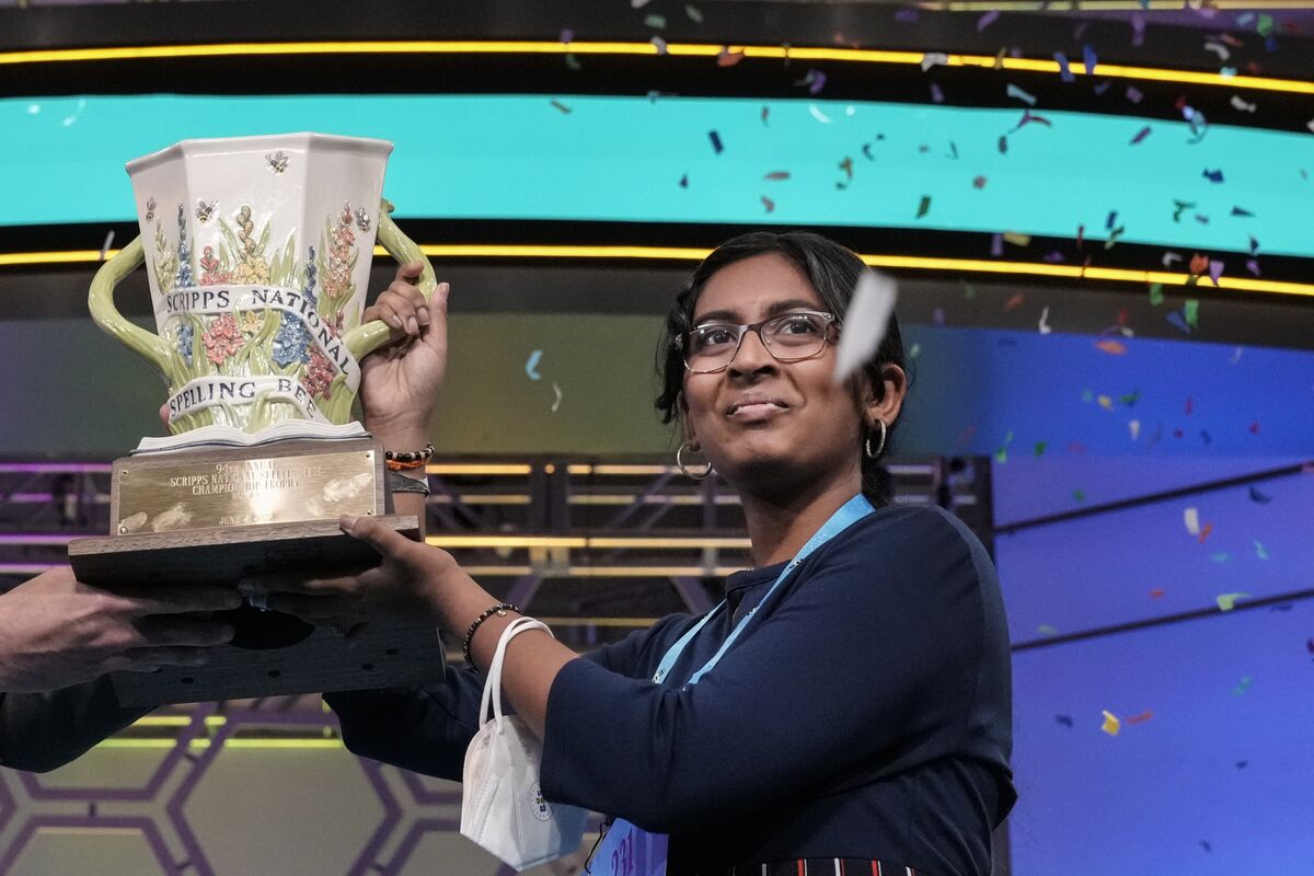 14-year-old Indian American wins Spelling Bee 2022 competition; here are  the winning words she spelt correctly - Times of India