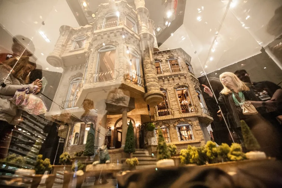 The Astolat Doll House Castle on View at the Time Warner Center Costs 24 425 Per Square Foot Bloomberg