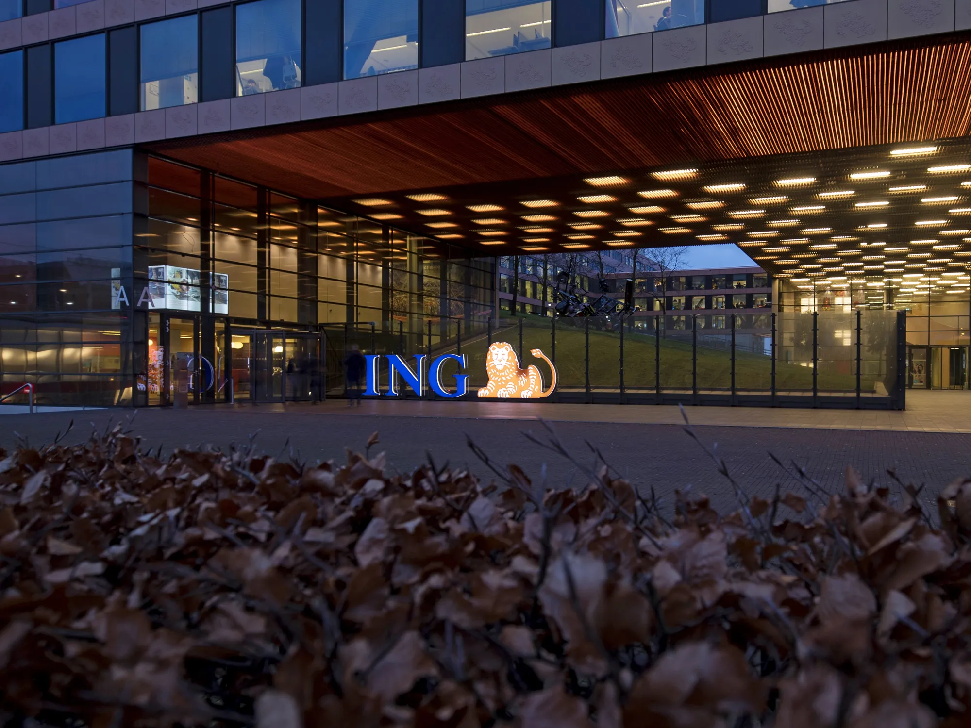 ING Groep NV Headquarters And Bank Branches Ahead Of Dutch Lender's Full Year Earnings