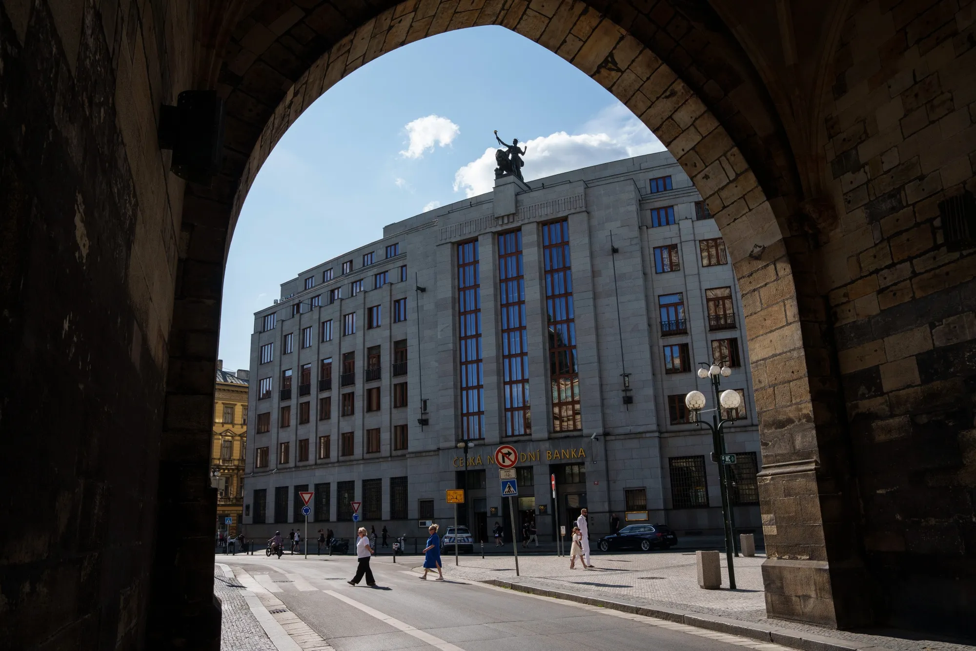 The Czech central bank in Prague.