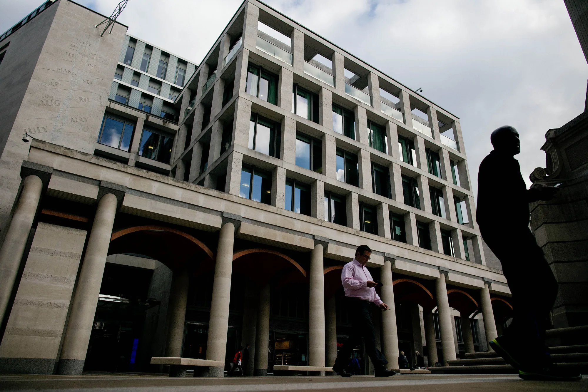 The London Stock Exchange offices in Paternoster Square.
