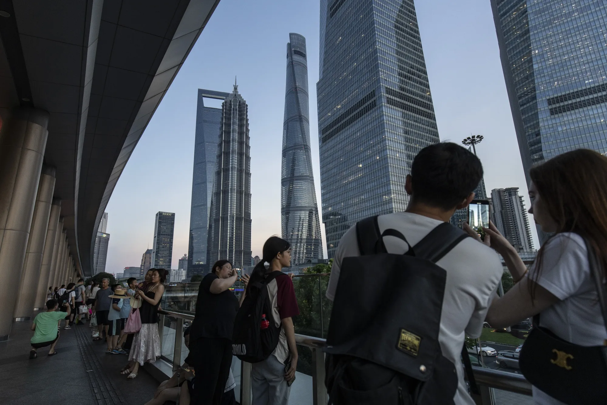 Pudong's Lujiazui Financial District in Shanghai.