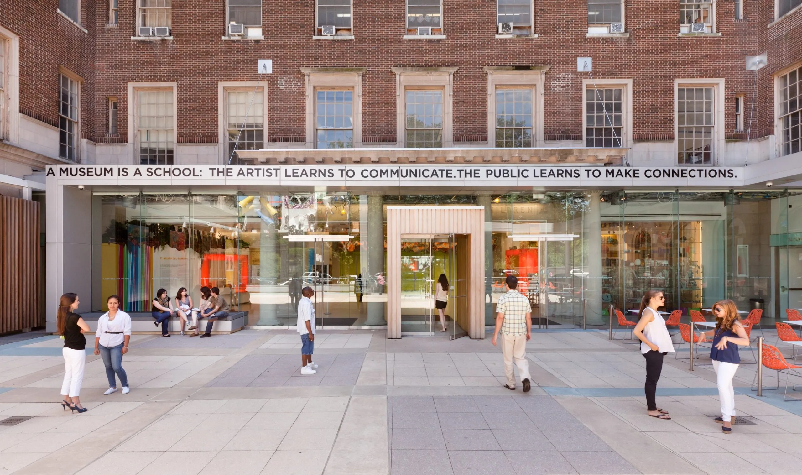 The facade of El Museo Del Barrio, on Manhattan’s Fifth Avenue.