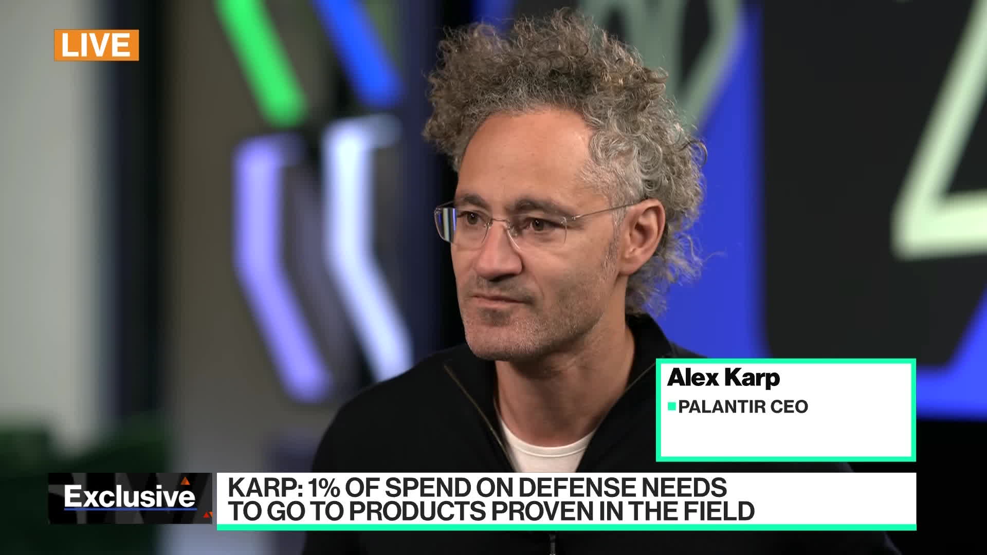 Watch Palantir CEO: Not Sure We Should Sell Our AI To Some Clients ...