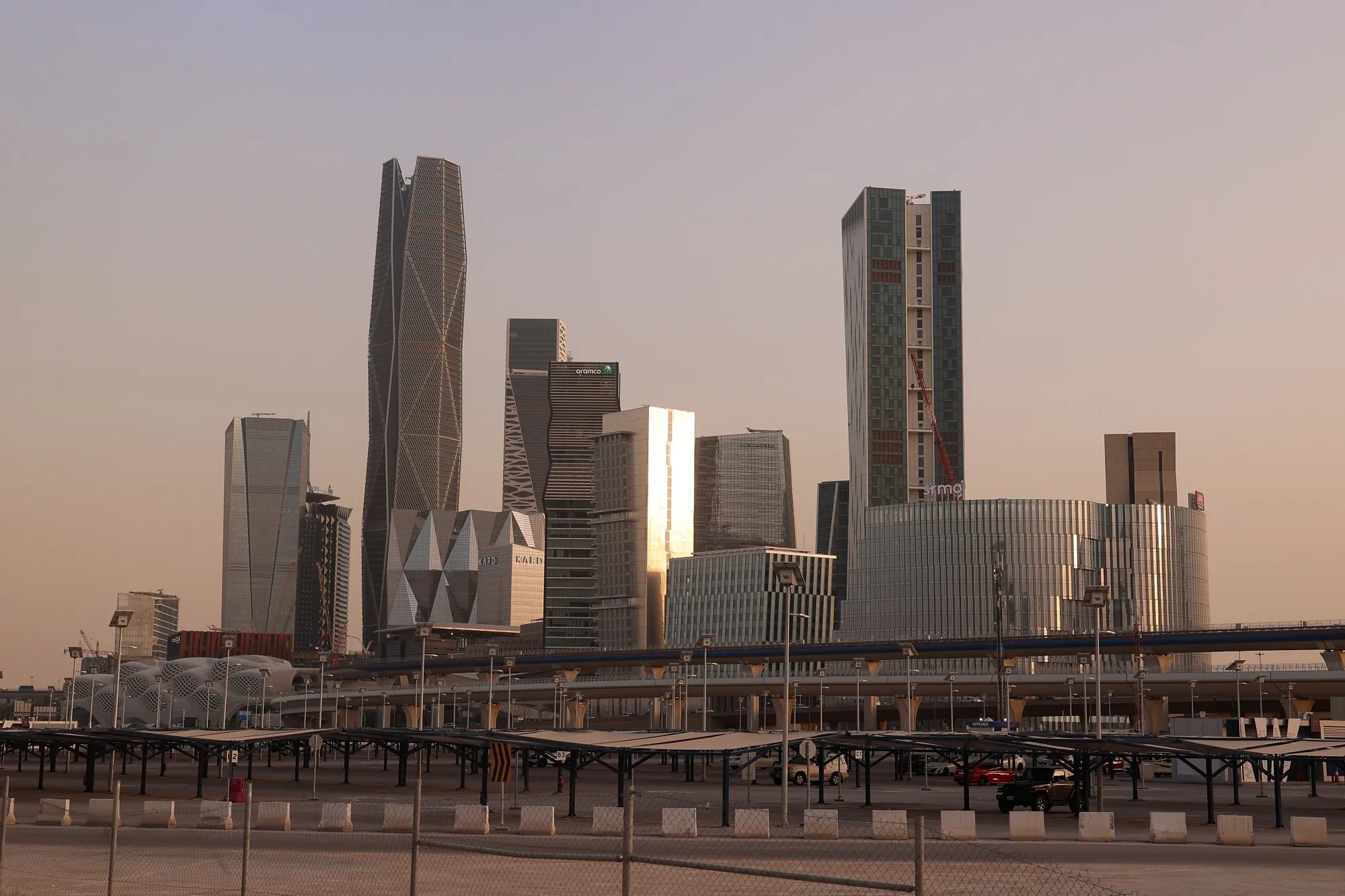 The King Abdullah Financial Center in Riyadh, Saudi Arabia.