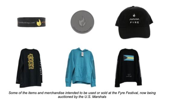 Fyre Festival Merchandise Hits the Auction Block