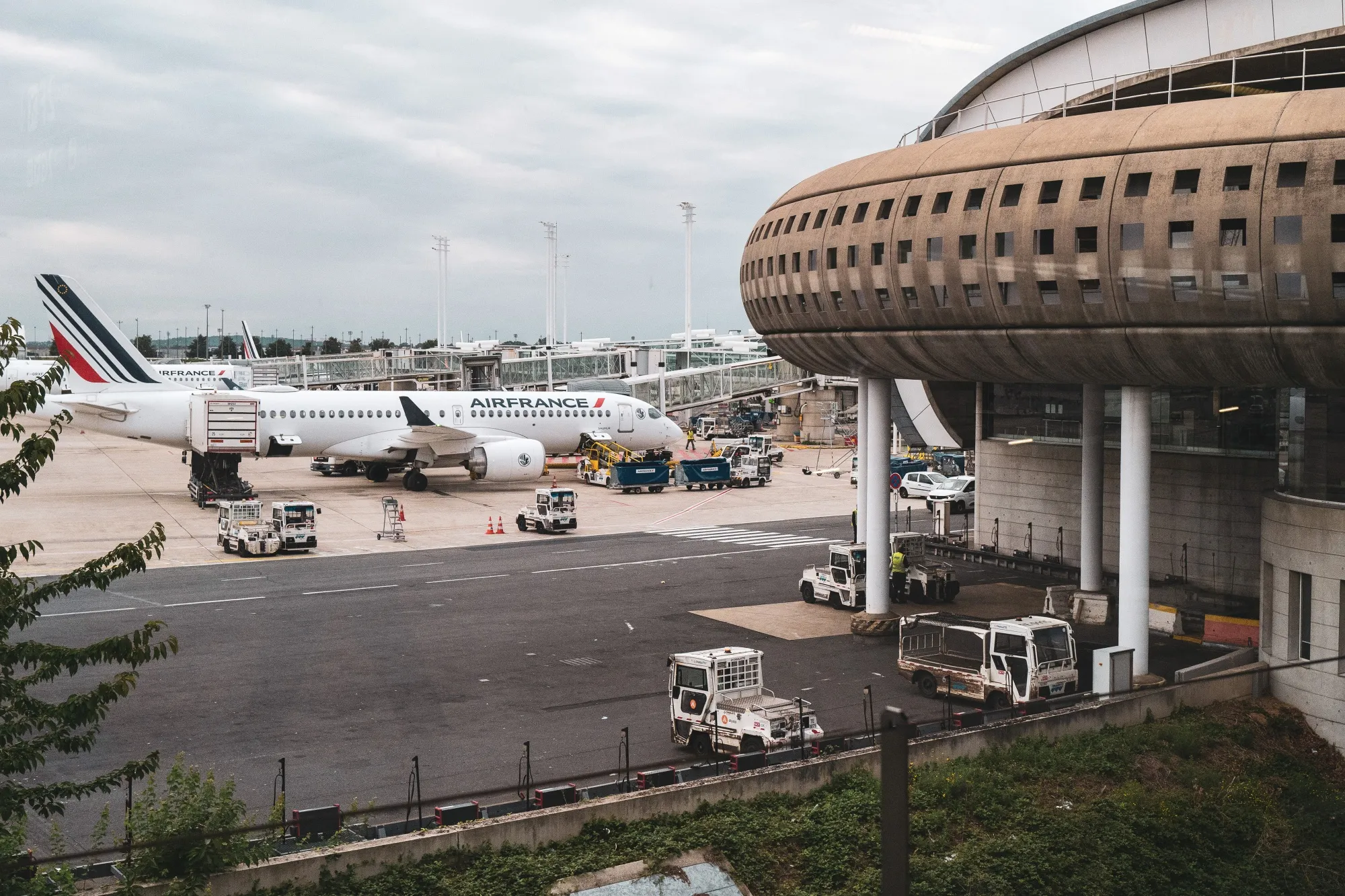 Paris Roissy Charles de Gaulle airport.