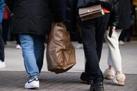 Shoppers in Kawasaki Ahead of Japan CPI Figures