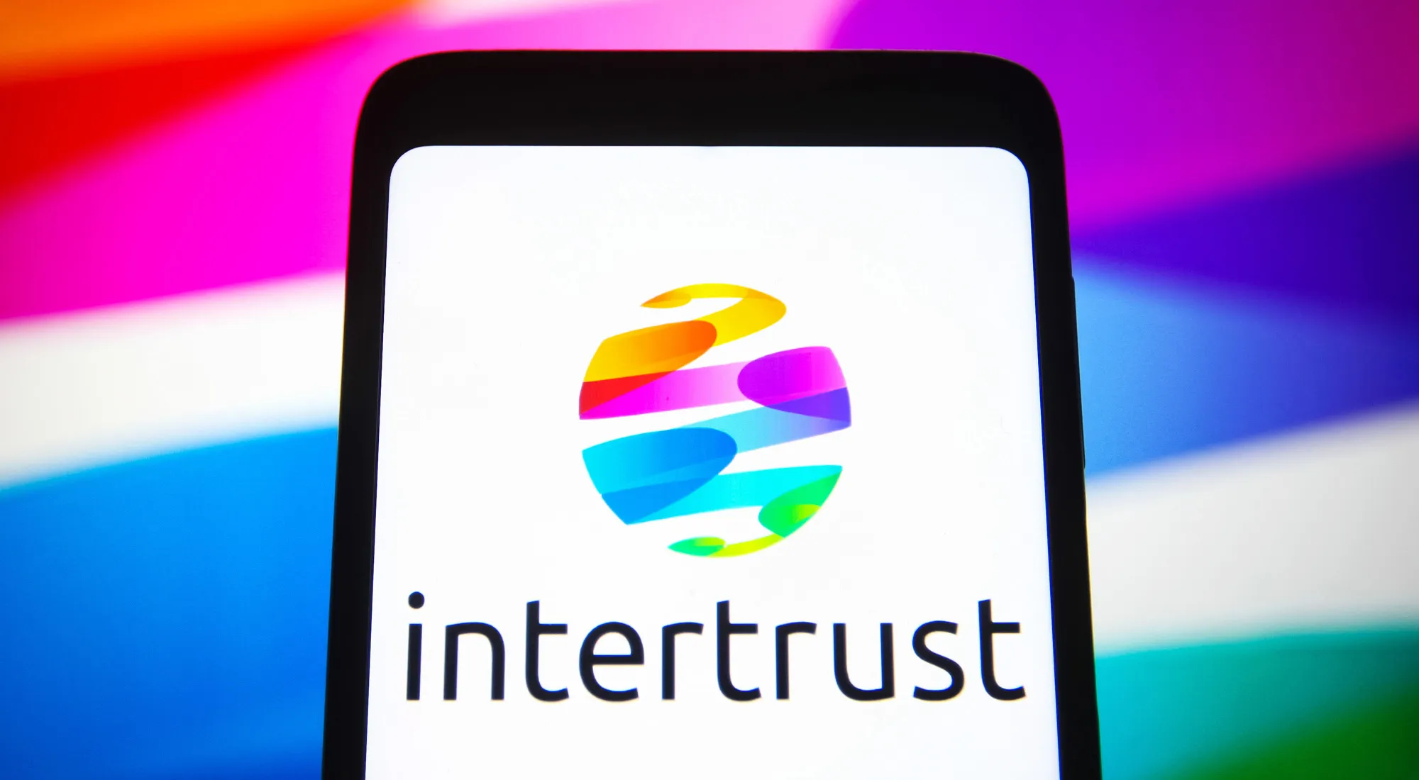 In this photo illustration, the Intertrust Group (Intertrust