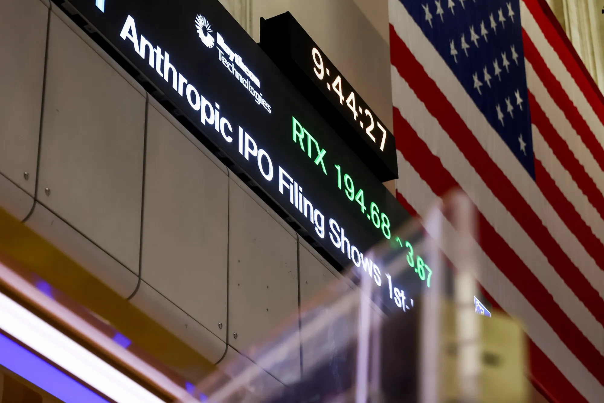 Traders At NYSE As Anthropic Publicly Files For Nasdaq IPO
