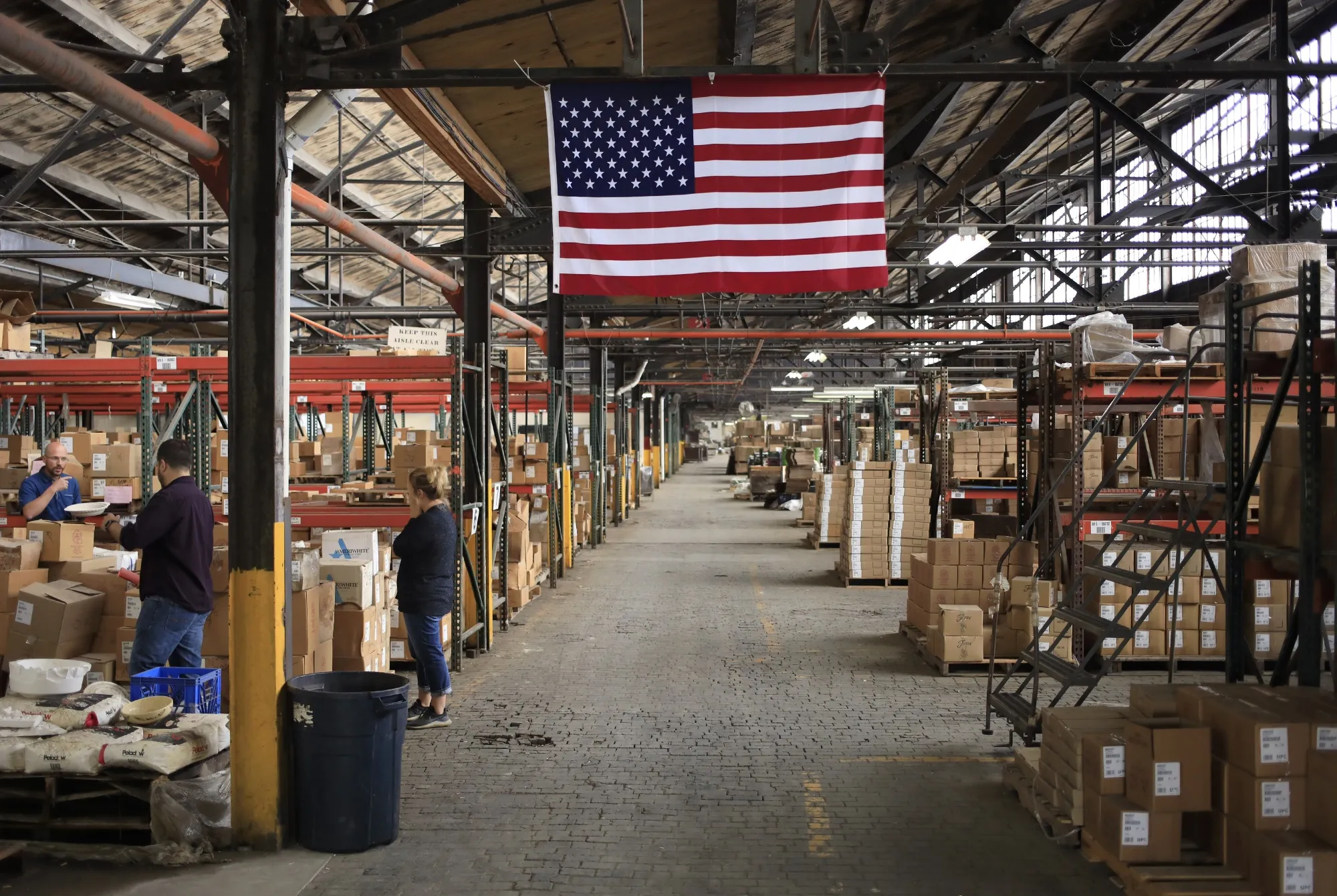 A&nbsp;warehouse&nbsp;in Newell, West Virginia.