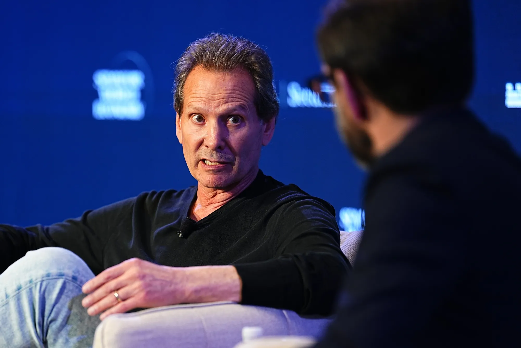 Dan Schulman speaks at the Semafor World Economy Summit in Washington on April 15.