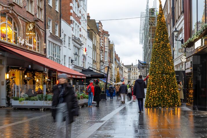 Christmas Light In London's West End