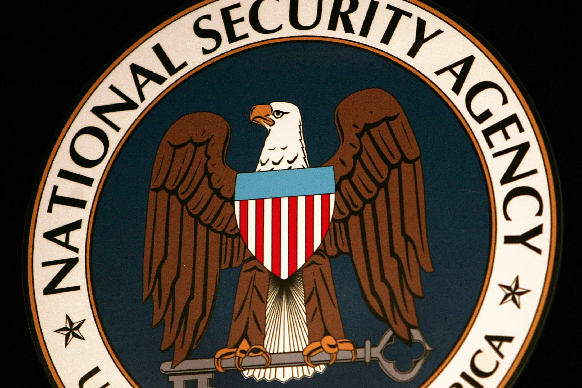 The seal of the National Security Agency.
