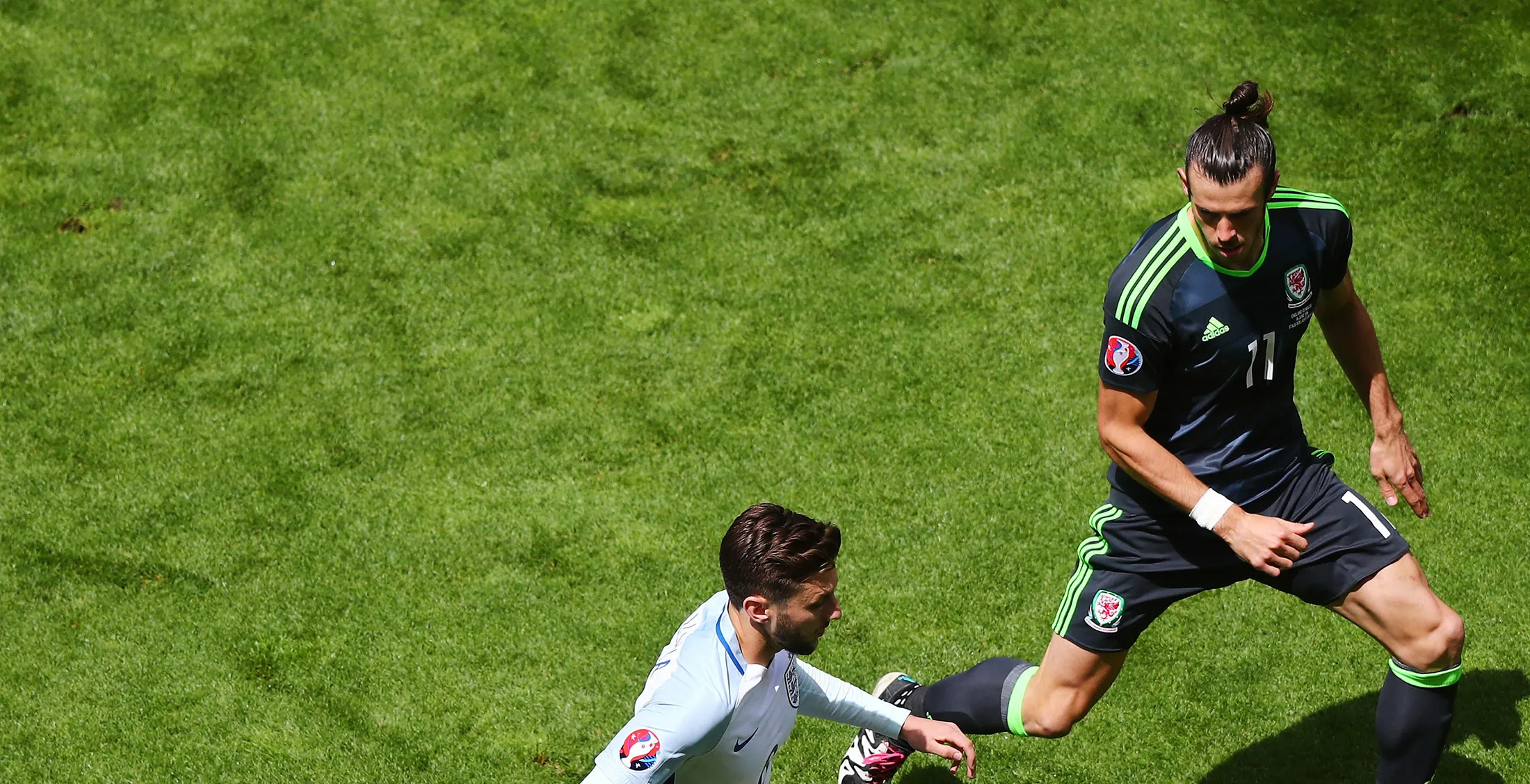 during the UEFA EURO 2016 Group B match between England and Wales at Stade Bollaert-Delelis on June 16, 2016 in Lens, France.
