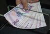 Turkish lira banknotes.