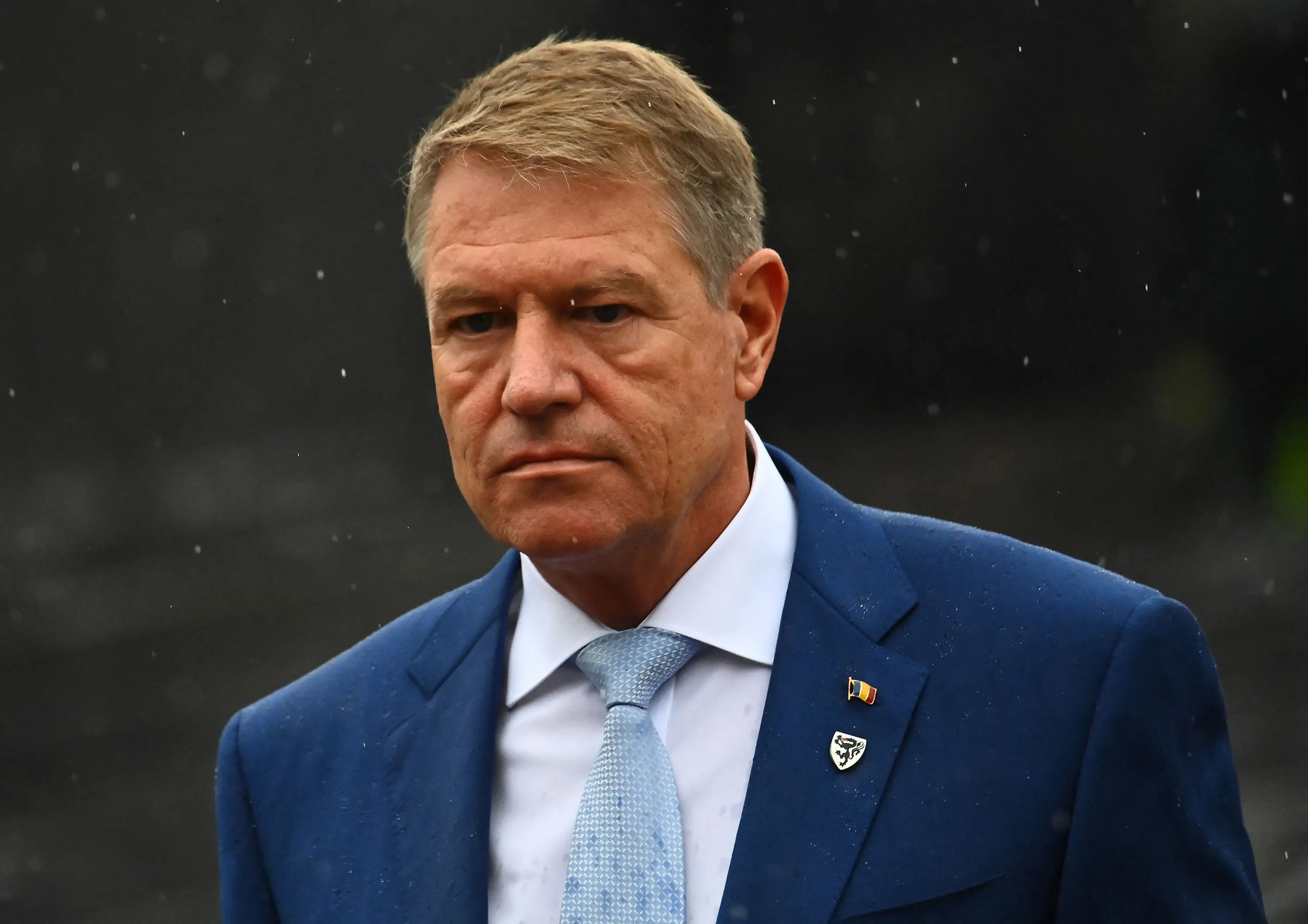 President Klaus&nbsp;Iohannis in Brdo, Slovenia, on Oct. 6.