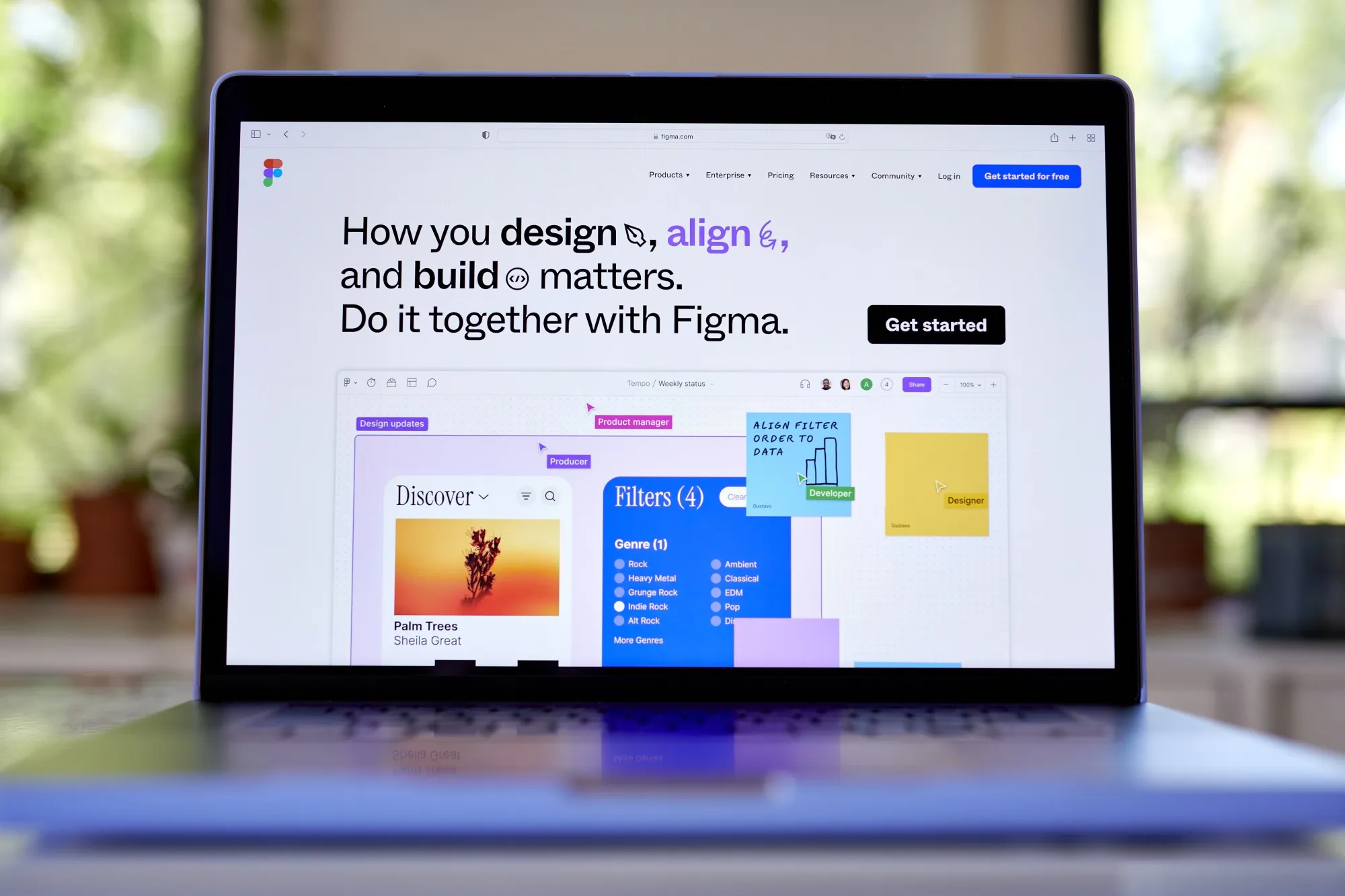 The Figma website.