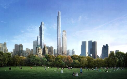A rendering of Central Park Tower. Source: Extell Development Company