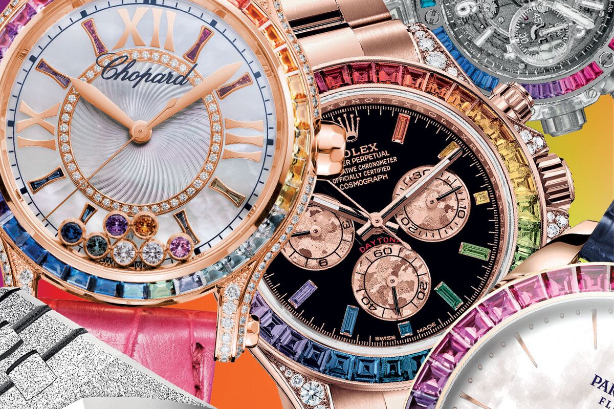 Rolex, Hublot Push Jeweled Rainbow Bezels as Latest Watch Trend - Bloomberg