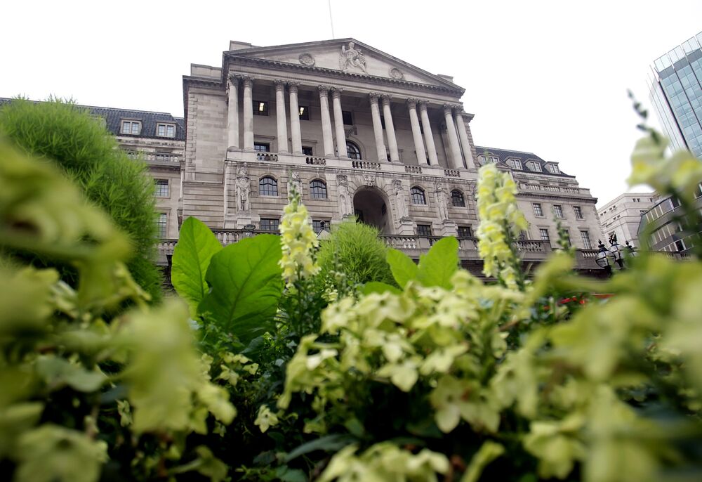 The Bank of England is seen in London, U.K.