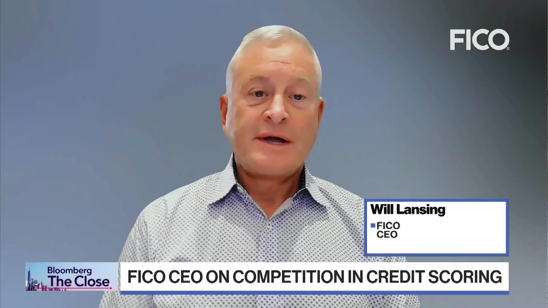 Fico Racing Watch FICO CEO: Seeing 'Race to the Bottom' in Lender Choice - Bloomberg