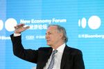 Ray Dalio, founder of Bridgewater Associates LP, speaks during a panel discussion at the Bloomberg New Economy Forum in Beijing, China, on Thursday, Nov. 21, 2019. The New Economy Forum, organized by Bloomberg Media Group, a division of Bloomberg LP, aims to bring together leaders from public and private sectors to find solutions to the world's greatest challenges.